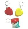 Mini Heart Shape Box Disposable CPR Face Mask With Keys chain First AID CPR Training Medical Mask CPR Face Shield