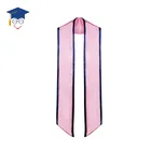 Graduation Angled Stole with Trim Graduation Trim Stole