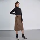 Instagram long denim skirt With big Discount