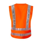 Wholesale multi size running reflective vest safety strap visibility Cycling Hiking