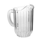 Hot Selling PC Juice 60oz Clear Water Jug 1800ML Clear Plastic Pitcher With Handle