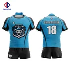 Wholesale custom team mens rugby jersey sublimation printingrugby shirt jerseys for sale