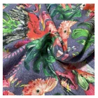 95% Cotton 5% Lycra Jersey Digital Floral Printing Stretch Fabric For Baby Clothing