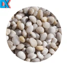 Polished Landscaping White Pebble Stones For Gardens