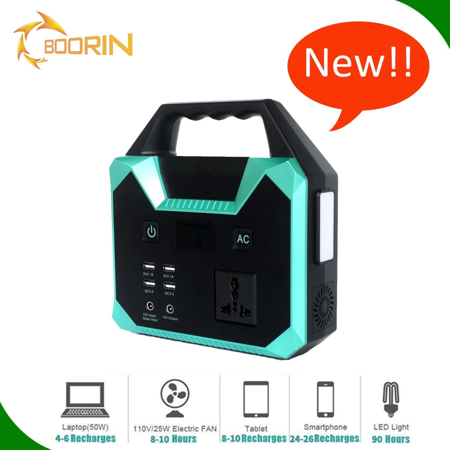 Guangzhou 110v 220v MB200 MB400 MB500 portable power bank station 200000 mah for home laptop 200W 400W 500W 18000mah battery - ANKUX.COM