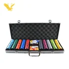 Gambling Chips Gambling Poker Chip 39mm EPT Pokerstar Gambling Game Chips Poker Set 500 With Poker Chips Case