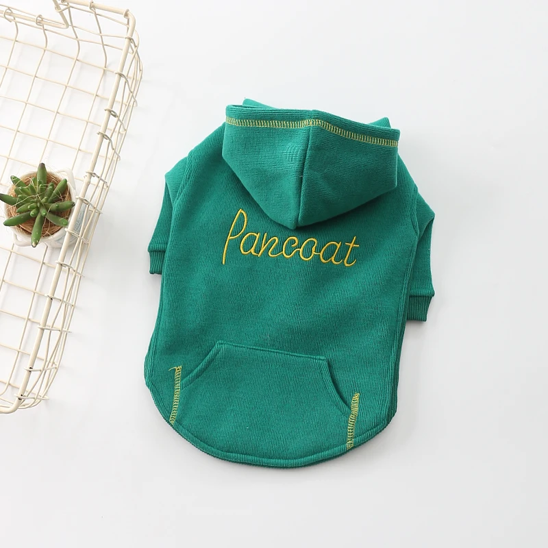 High Quality Pet Clothes Dog Hoodies Winter Pets Apparel Dogs Coat New Fashion Warm 100%Cotton Dog Clothes For EU And USA