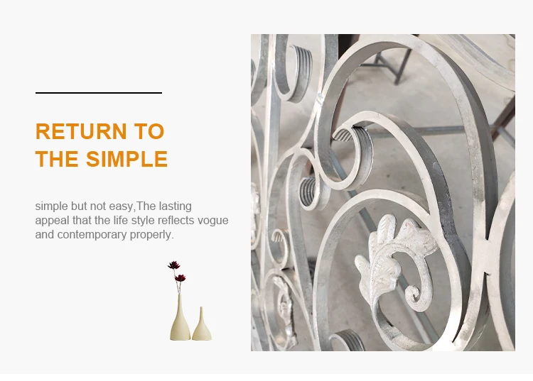 Home garden Residential Wrought Iron Big villa Gate For Outdoor