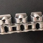Stainless steel gripper conveyor roller chain with attachment roller chain 10bss