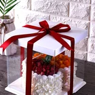 free shipping KCCB2020 NEW fashion wholesale wedding birthday gift packing box transparent box