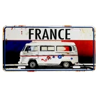 Custom Design Embossed Aluminum Car License Number Plate Wholesale USA License Plate Car Plate for Decoration Souvenir