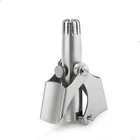 Professional Portable Manual Stainless Steel Nose Hair Removal Nose Hair Trimmer