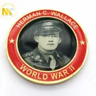 Copper Coin Enamel Custom Gold Silver Copper Bronze Soft Enamel Zinc Alloy 2d Metal Challenge Coin