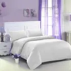 Exported good quality 100% polyester microfiber plain solid dyed bleached white fabric