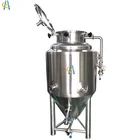 Stainless Steel Beer Brewing Micro Brewery Equipment 1bb beer fermenter For Sale