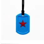 Silicone Oral New Design Silicone Oral Sensory Chewy Teether Pendant For Chew Training Baby Nursing