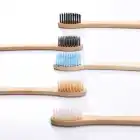 Cheap Whosale Bamboo Toothbrush Charcoal Bristle