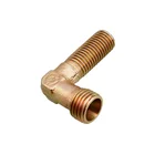 Carbon Elbow Carbon Elbow Carbon Steel Male EIbow-KEG Bulkhead 90 Degree Yellow Zinc Elbow