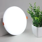 Cheap factory price 12w Die-cast aluminium round frameless led panel light SMD 2835 pure white for home,room,hotel