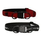 Hot selling product dog collar nylon name plate metal buckle for children