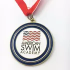 Stock america swim medal custom metal sports medallion