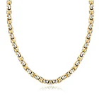 Lasted Design Jewelry Accessories Stainless Steel 5.5mm Gold Plated Rope Necklace Chain