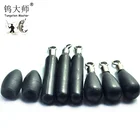 Custom Manufacture Various Sizes and Colors Tungsten Fishing Pitching Flipping Sinker Bullet Weight