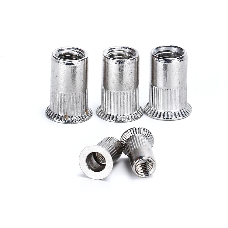 A Stainless Steel Rivet Nut Countersunk Knurled Open End Buy