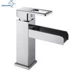 Aquacubic Water Saving Chrome Solid Brass WRAS Certified Lavatory Basin Faucet