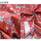 floral pure cotton cloth making bedding sheet quilt cover sewing fabric flower DIY 160g/m
