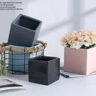 Ceramic flower pot Nordic creative simple design garden fleshy flower pot square potted plant pot