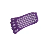 Hot Selling Yoga Pilates Toe Socks, Cotton Non-slip Yoga Sock For Man Women