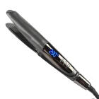 Professional Salon Quality Titanium Hair Flat Iron LED Digital Screen 2 IN 1 Hair Straightener