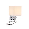 New Design 2 LED Reading Lights Fabric Wall Sconce for Living Room