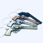 China supplier high quality gun shape plating keychains