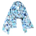 2019 Casual Cherry Print Cotton Viscose Hijab Outdoor Party Winter Scarf Women Green Blue Head Scarves Wholesale