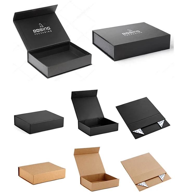 wholesale luxury foldable rigid paper gift box custom printing