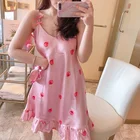 Sexy braces skirt nightgown,pajamas women adult onesie,imitated silk fabric nighty for ladies,customs made and wholesale
