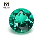 Messi Jewelry round brilliant cut Colombian emerald stone for jewelry making 3mm loose gemstones emerald