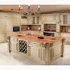 Popular French Style China Factory Direct Solid Wood Kitchen Cabinets