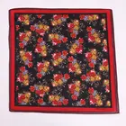 Scarf Professional Wholesale Factory Flower Pattern Silk Scarf Bandana