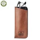 New Fashion simple High Quality PU Glasses bag Custom Personalized Soft Leather reading glasses bags