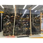 Black portoro gold marble