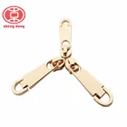 Zipper 2020 Best Selling Bag Accessories Colorful Metal Zipper Puller / Pull Custom Logo Zipper Slider