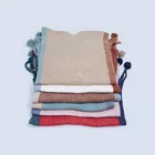 Scarves With Pom Scarves Winter Cute Style Multi-color Winter Scarves With Fur Pom Pom