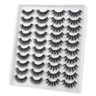 Eyelashes False Wholesale Vendor Bulk Mink Eyelashes False Eyelashes Natural Volume Faux Mink Lashes Pack