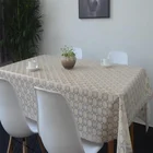 Printed Square Banquet Wedding Table Cloth with High Quality Overlay PVC Custom Fabric