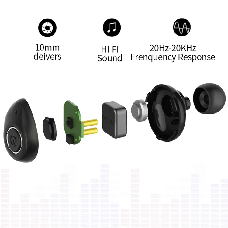 LEEGOTECH New Arrival JieLi 6936D Super Low Power Consumption Wireless Earphone Bluetooth 5.0 Headphone TWS Earbuds - ANKUX.COM