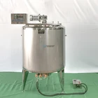 milk drink mixer machine stainless steel Three layer jacket Electric heating beverage mixing tank