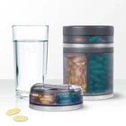KIGI Weekly/Monthly Medical Smart Large Round Plastic Custom One Week 7 Days Pill Box
